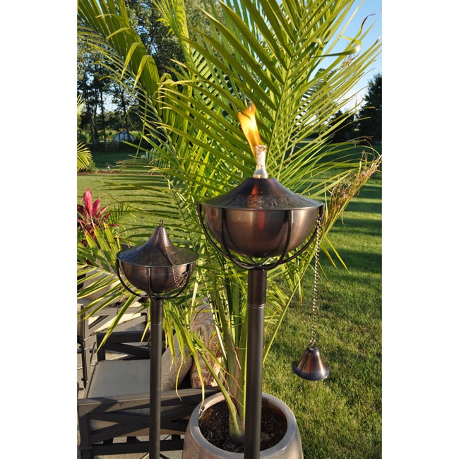 Set of 2 Details about  / Maui Grande Outdoor Sconce Torches