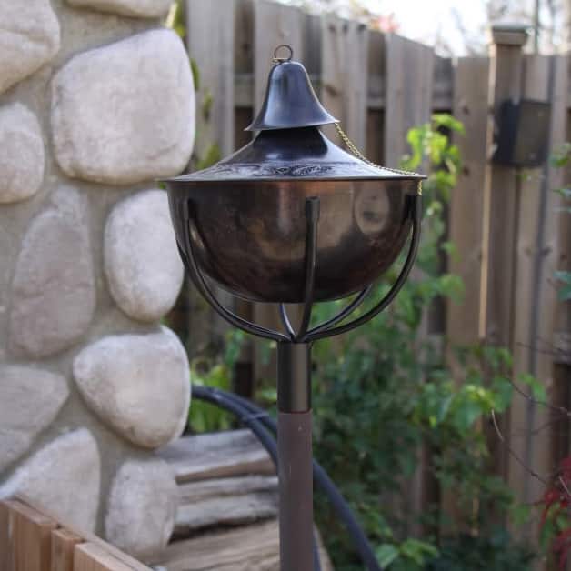 Maui Grande Garden Torches (Set of 2) - Brown