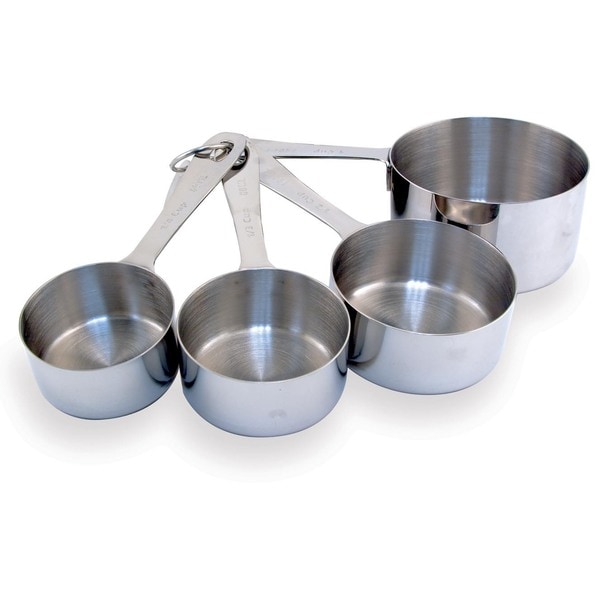 Shop Stainless Steel Dry Measuring Cup Set Free Shipping On Orders Over 45 3311