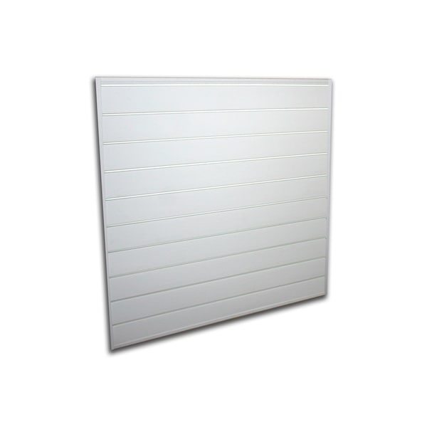 Proslat White 16 square foot Heavy Duty Slatwall Organizer Panel