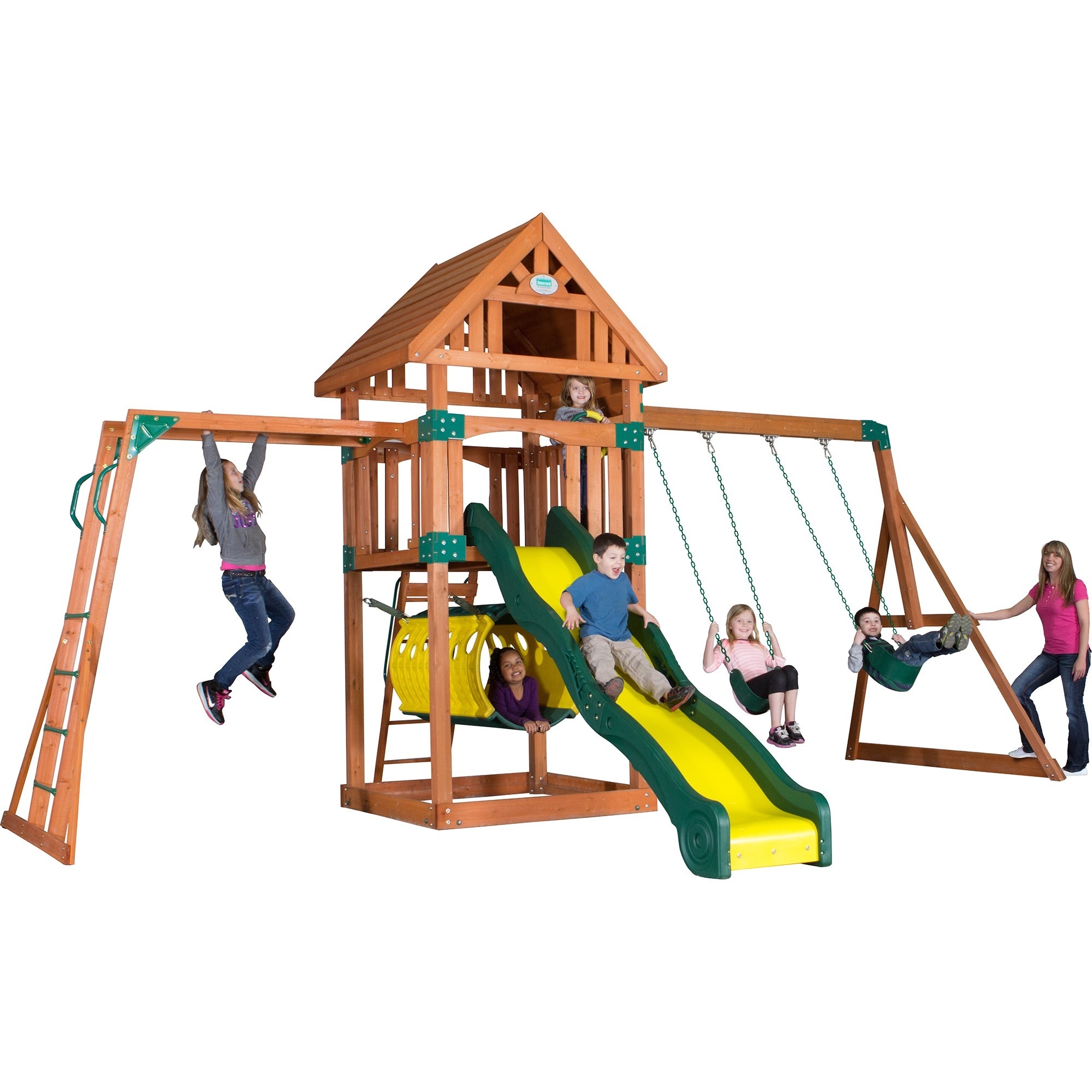 Flagstone Peak Wooden Swingset