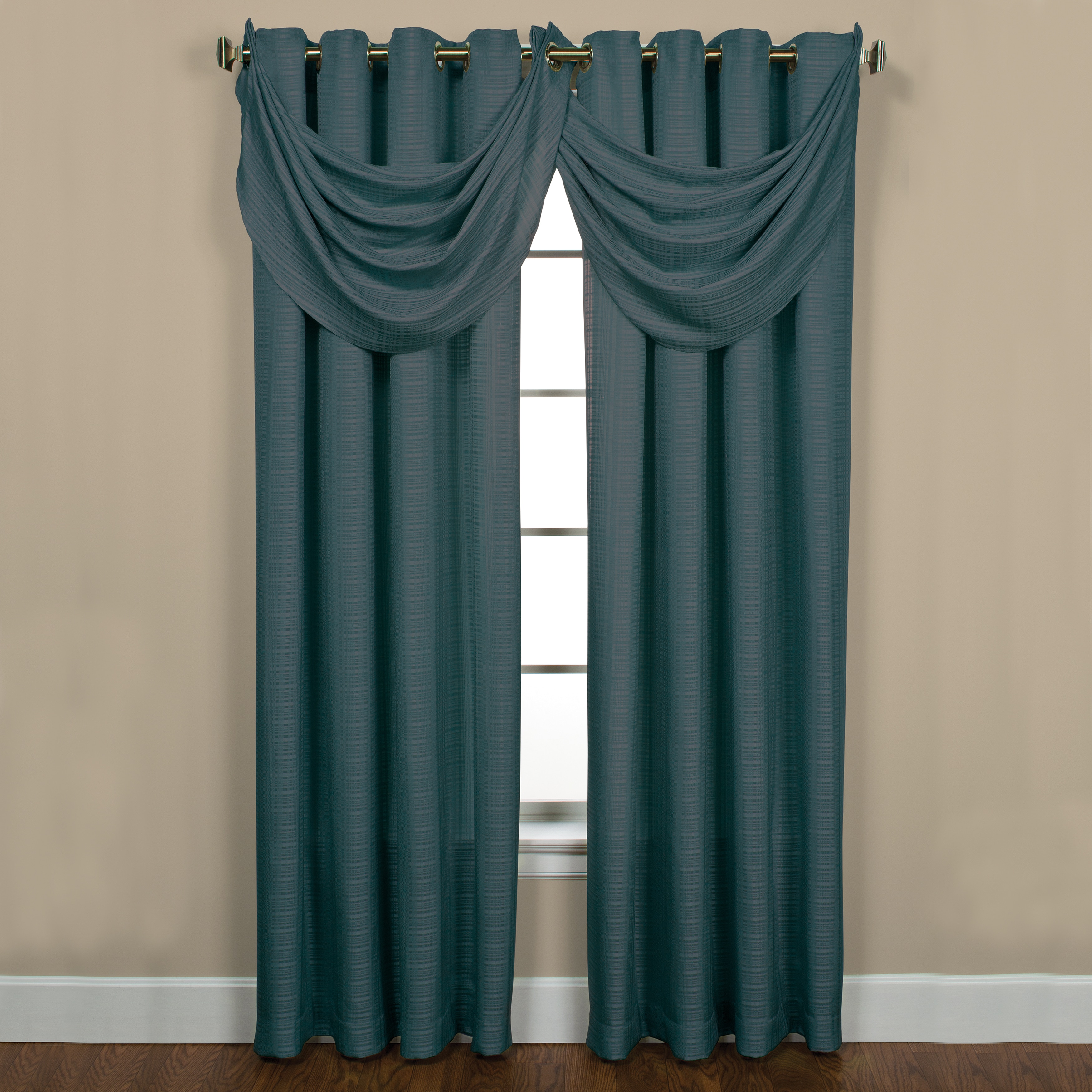 Sutton Grommet Patina Curtain Panel Pair