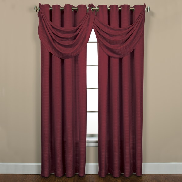 Shop Sutton Grommet Bourdeaux Waterfall Valance - Free Shipping On ...