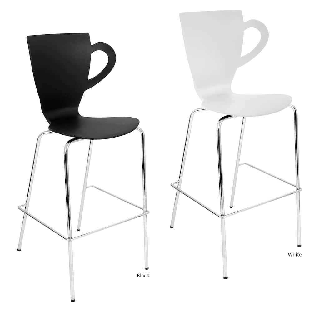Café Chai Stackable Barstool - Set Of 3