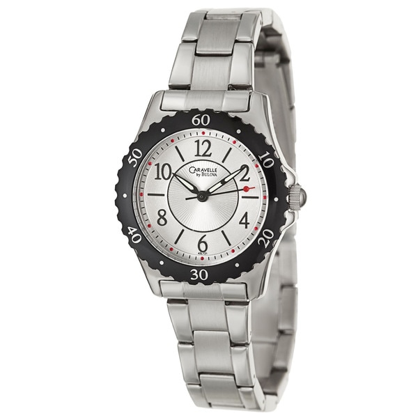 Caravelle by Bulova Womens 45L131 Sport Stainless Steel Japanese