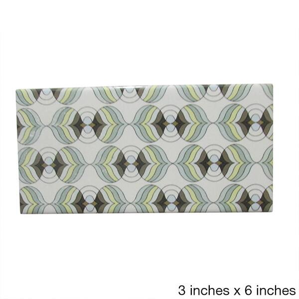 Retro Vintage Decorative Kitsch Pattern Ceramic Wall Retro Vintage Decorative Kitsch Pattern Ceramic Wall