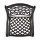 Hallandale Sarasota Traditional Outdoor 4 Seater Cast Aluminum Dining Set by Christopher Knight Home - Thumbnail 4