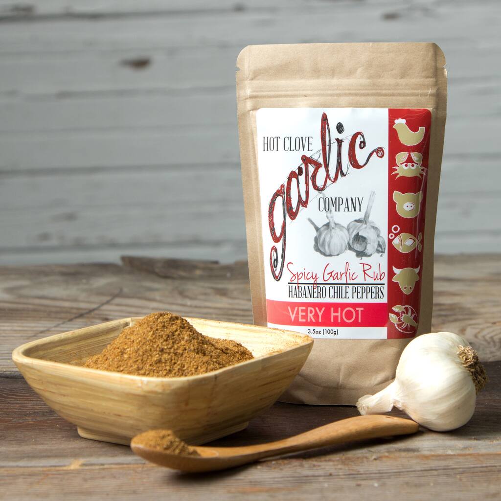 Spicy Garlic Rub with Habanero Chile Peppers