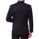 preview thumbnail 3 of 2, Zonettie Men's Slim Fit Purple/ Black Shawl Collar Tuxedo Blazer 42S Size(As Is Item)
