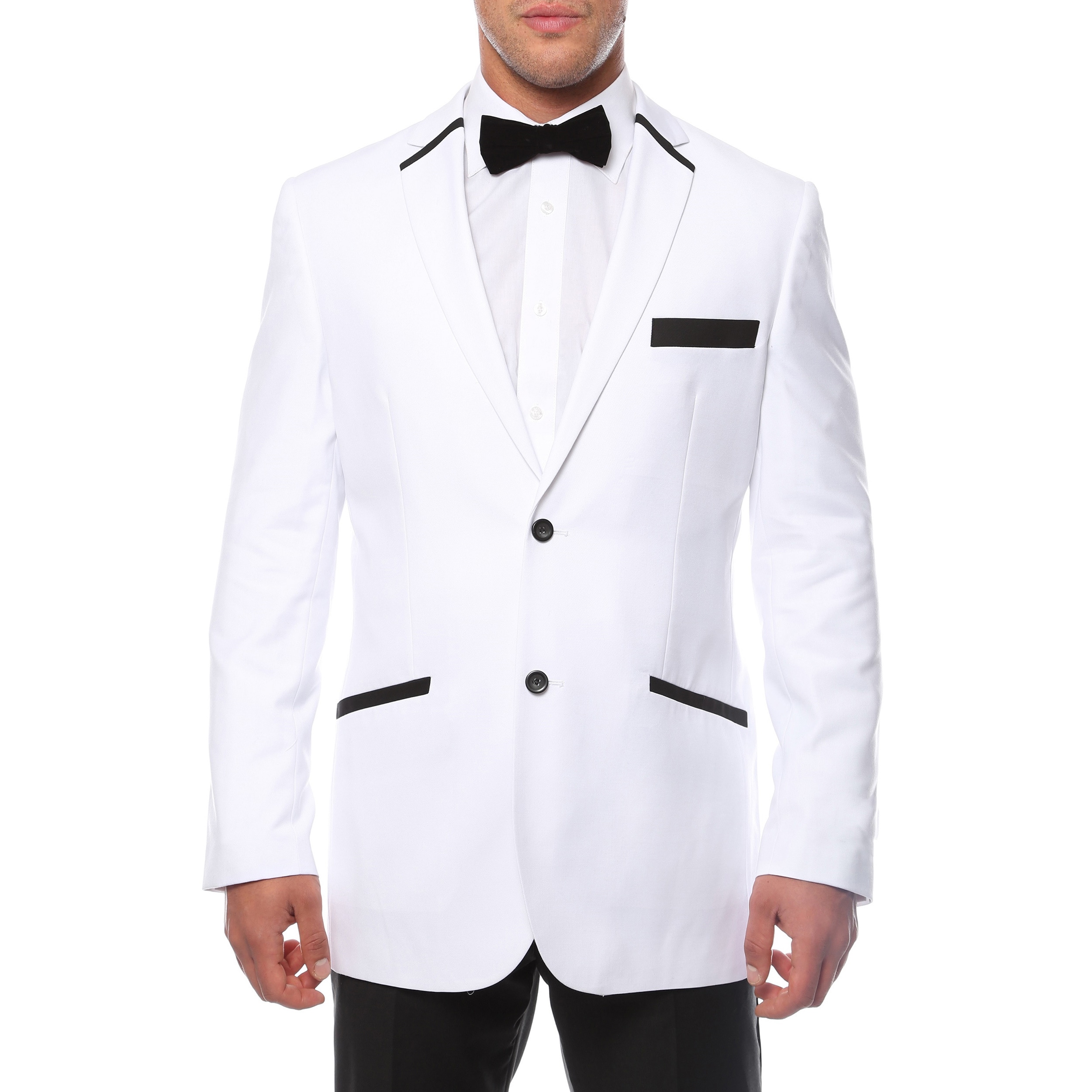 all black and white blazers