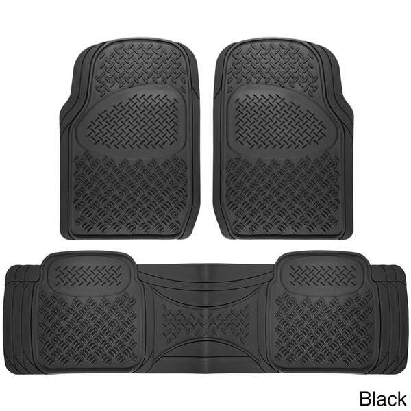 MITSUBISHI OUTLANDER 13 HEAVY DUTY 3 PIECE RUBBER FLOOR MAT