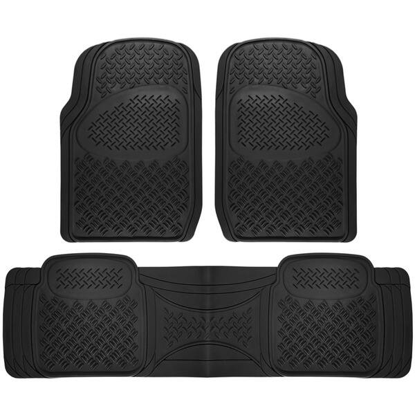 Shop Oxgord Diamond Rugged 3 Piece All Weather Rubber Automotive