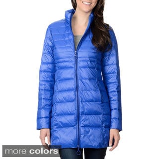 Nuage Leonardo Women's Stand Collar Faux Down Quilted Coat
