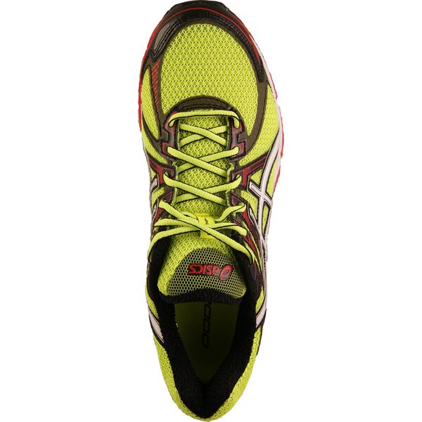 asics gt 2000 men's shoes lime/white/red