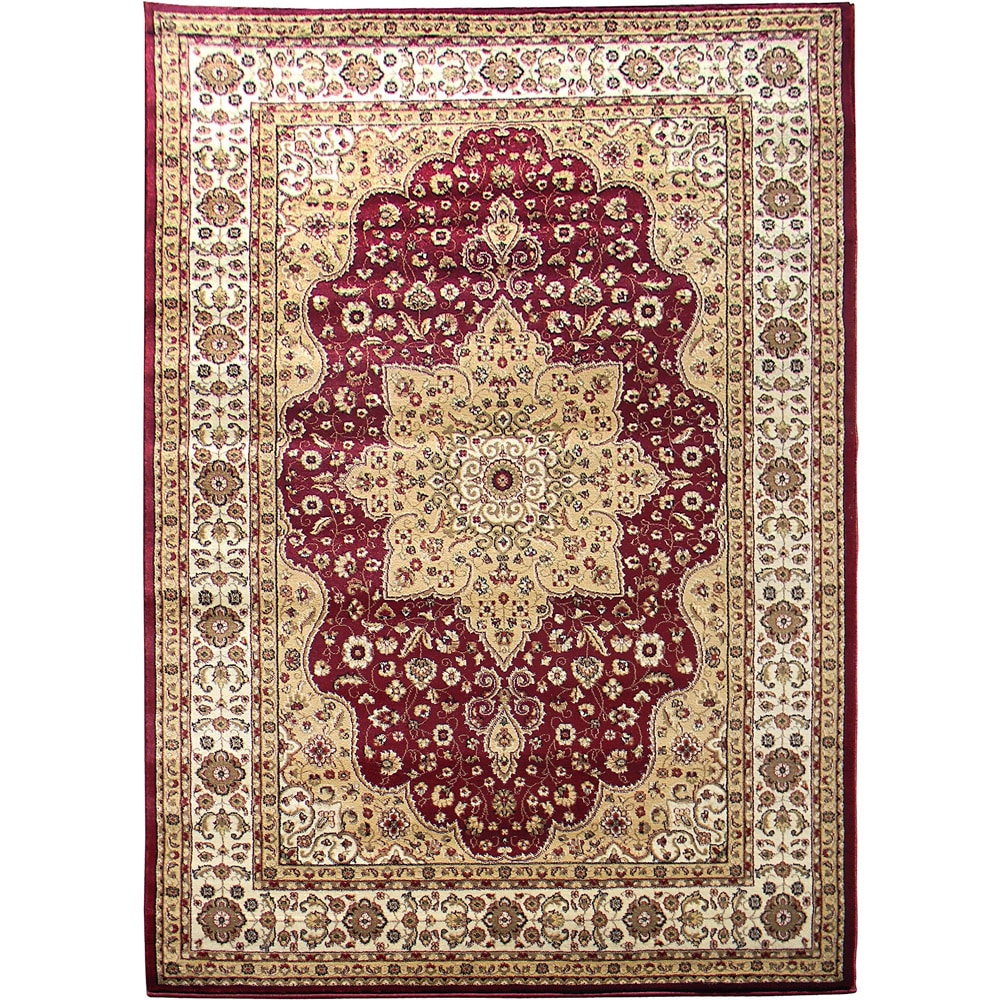 Tiffany 160 Burgundy Area Rug (5x7)