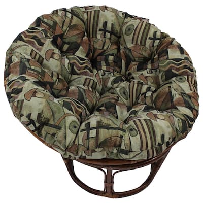 Blazing Needles Contemporary 48-inch Tapestry Papasan Cushion