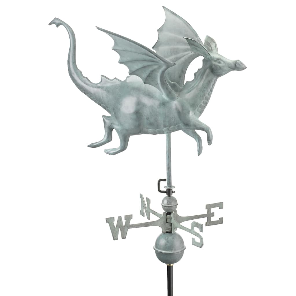 Good Directions Dragon Blue Verde Copper Weathervane