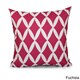 preview thumbnail 2 of 4, 16x16-inch Geometric Decorative Throw Pillow Fuchsia