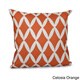 preview thumbnail 5 of 4, 16x16-inch Geometric Decorative Throw Pillow Celosia Orange
