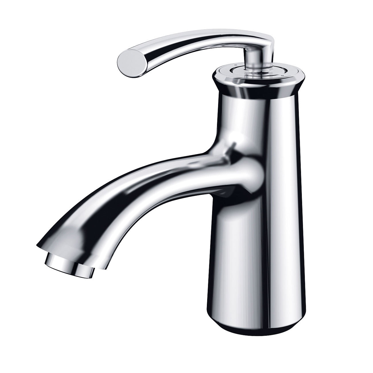 Elimax Luxury Short Chrome Single handle Bathroom Lavatory Faucet