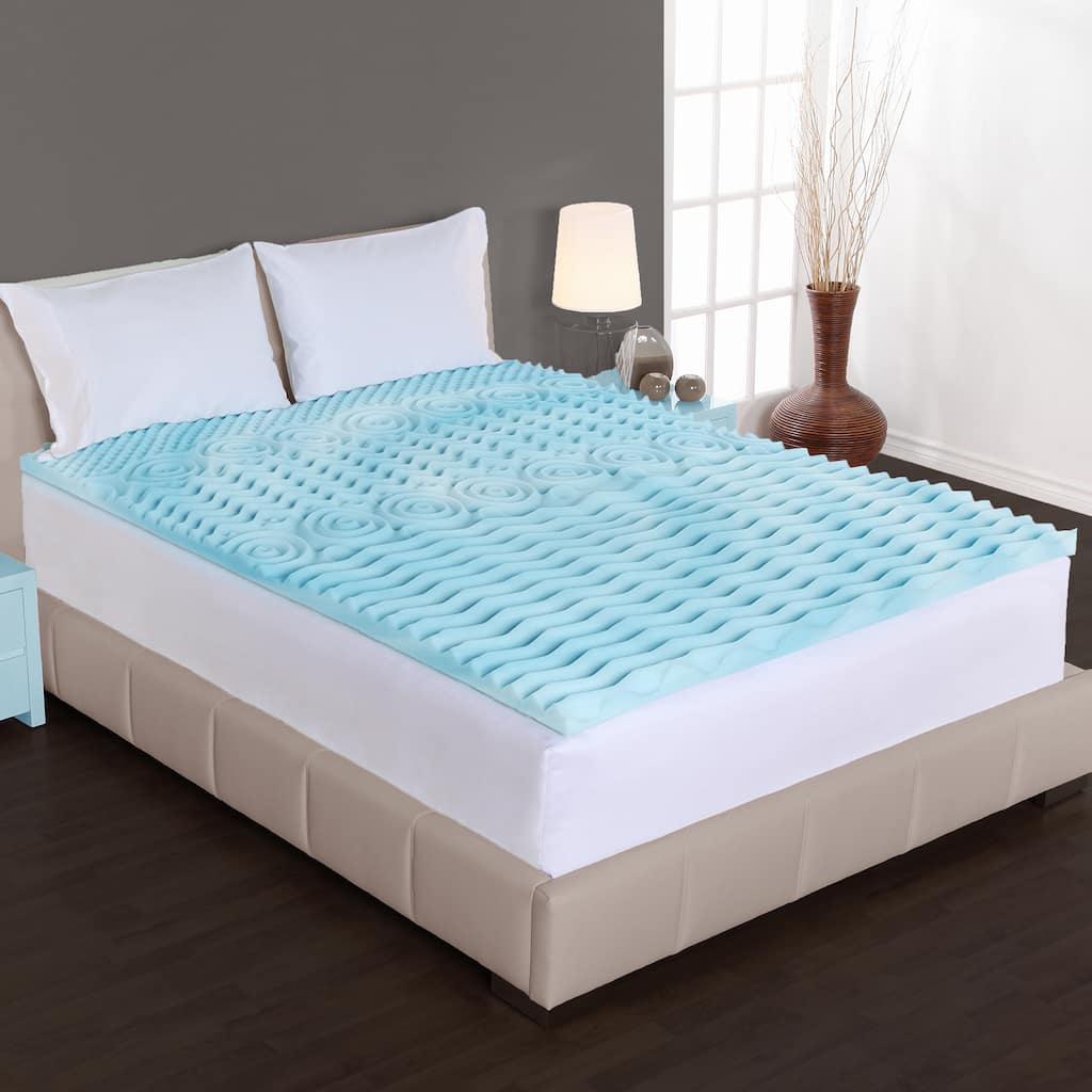 2-Inch 5-Zone Orthopedic Foam Mattress Topper