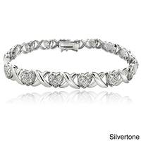 Buy Heart Diamond Bracelets Online At Overstock Our Best Bracelets Deals