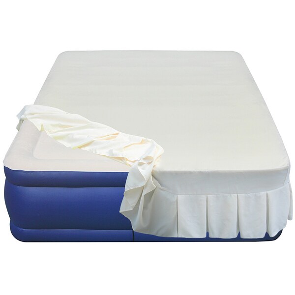 Airtek Flocked 20-inch Queen-size Airbed with Skirted Sheet Cover