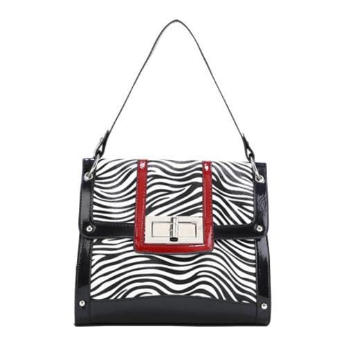 Womens Ann Creek NYA Satchel Zebra/Red  ™ Shopping   Big