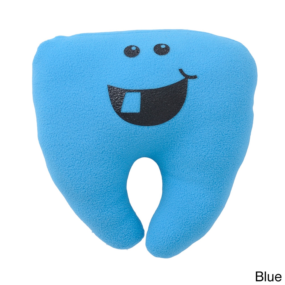 tooth plush pillow