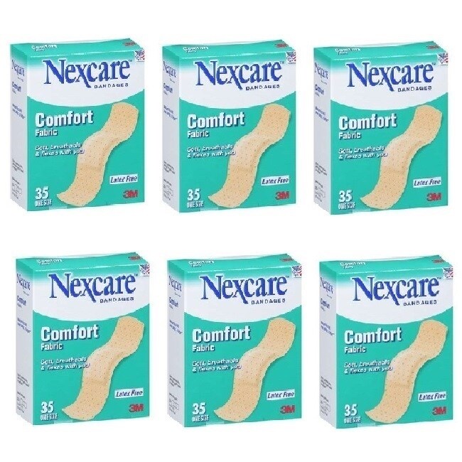Shop Nexcare Comfort Fabric Bandages Pack Of 6 Free Shipping