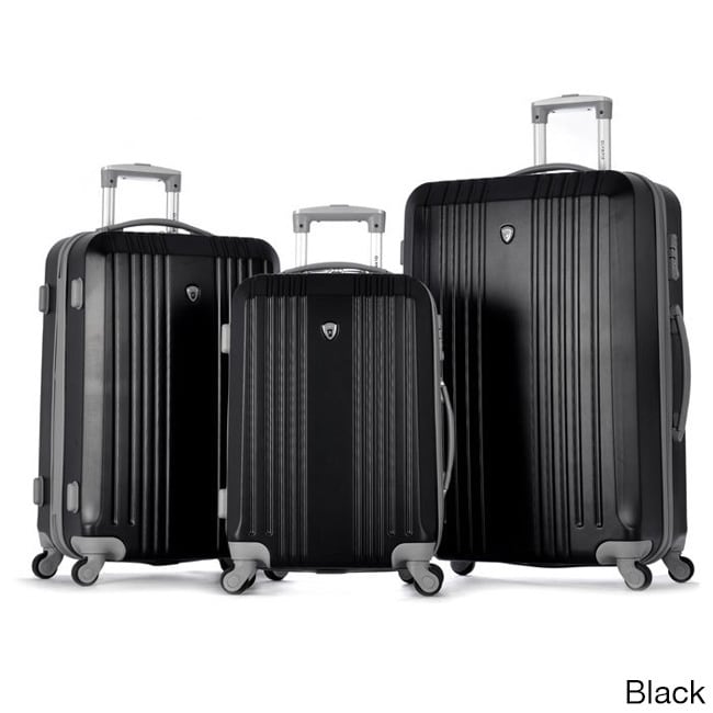 Olympia Corsair 3 piece Hardside Spinner Luggage Set With Tsa Lock