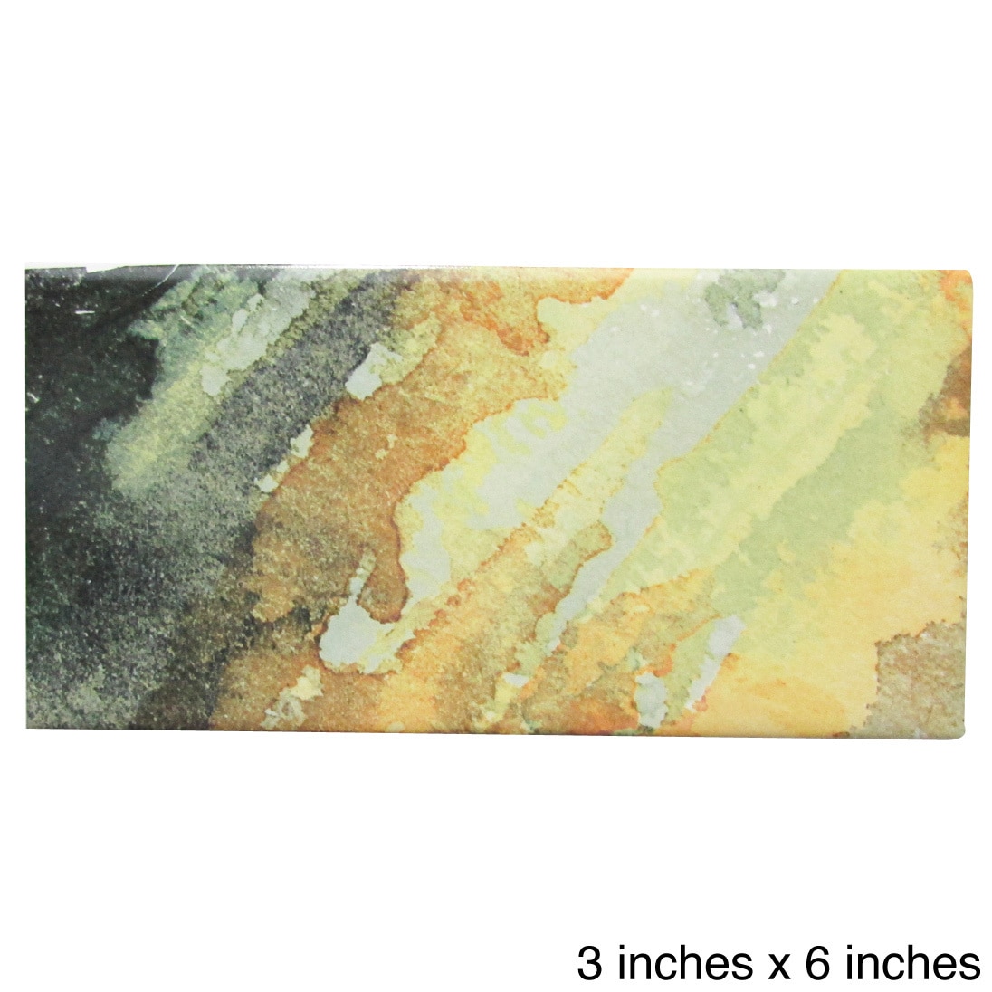 Ceramic Wall Tile Abstract Organic Watercolor Pattern (pack Of 20)