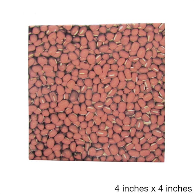 Modern Ceramic Wall Tile Red Adzuki Beans (pack Of 20)