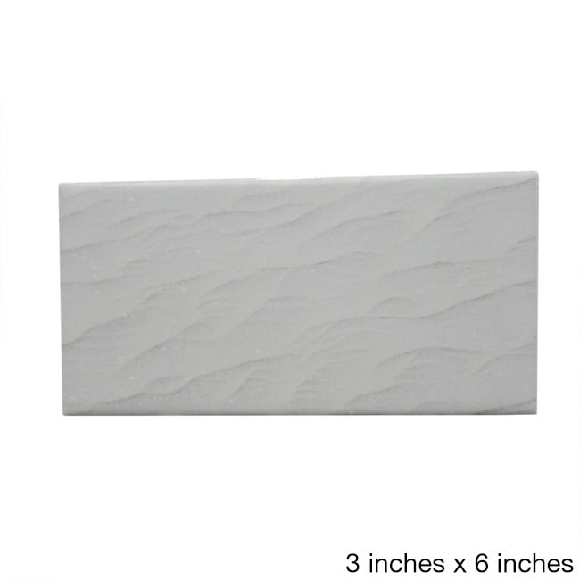 Modern Ceramic Wall Tile Textured Sand Print (pack Of 20)