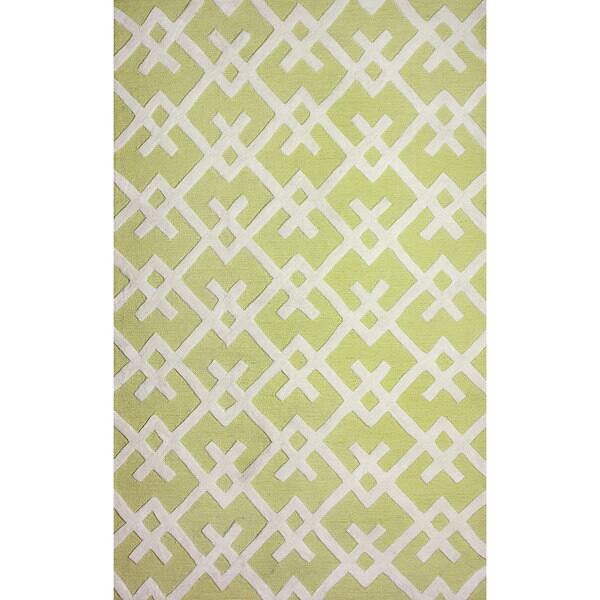 nuLOOM Handtufted Modern Indoor/ Outdoor Yellow Rug (5' x 8') 5' x 8