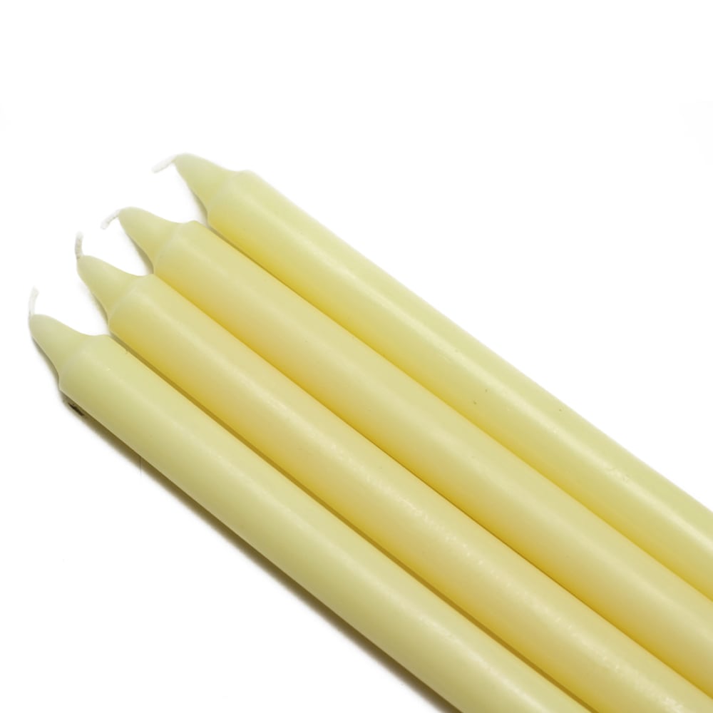 10 inch Straight Taper Candles (144pcs/case) Bulk