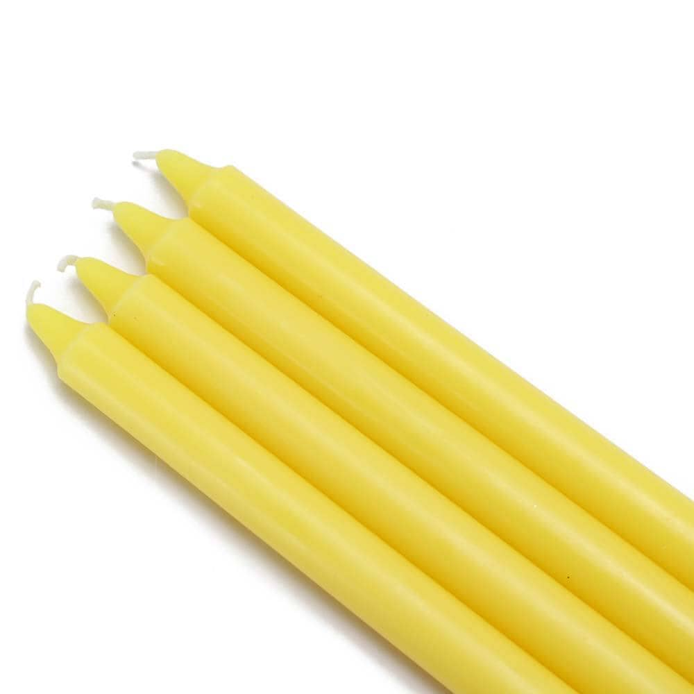 10 inch Straight Taper Candles (144pcs/case) Bulk