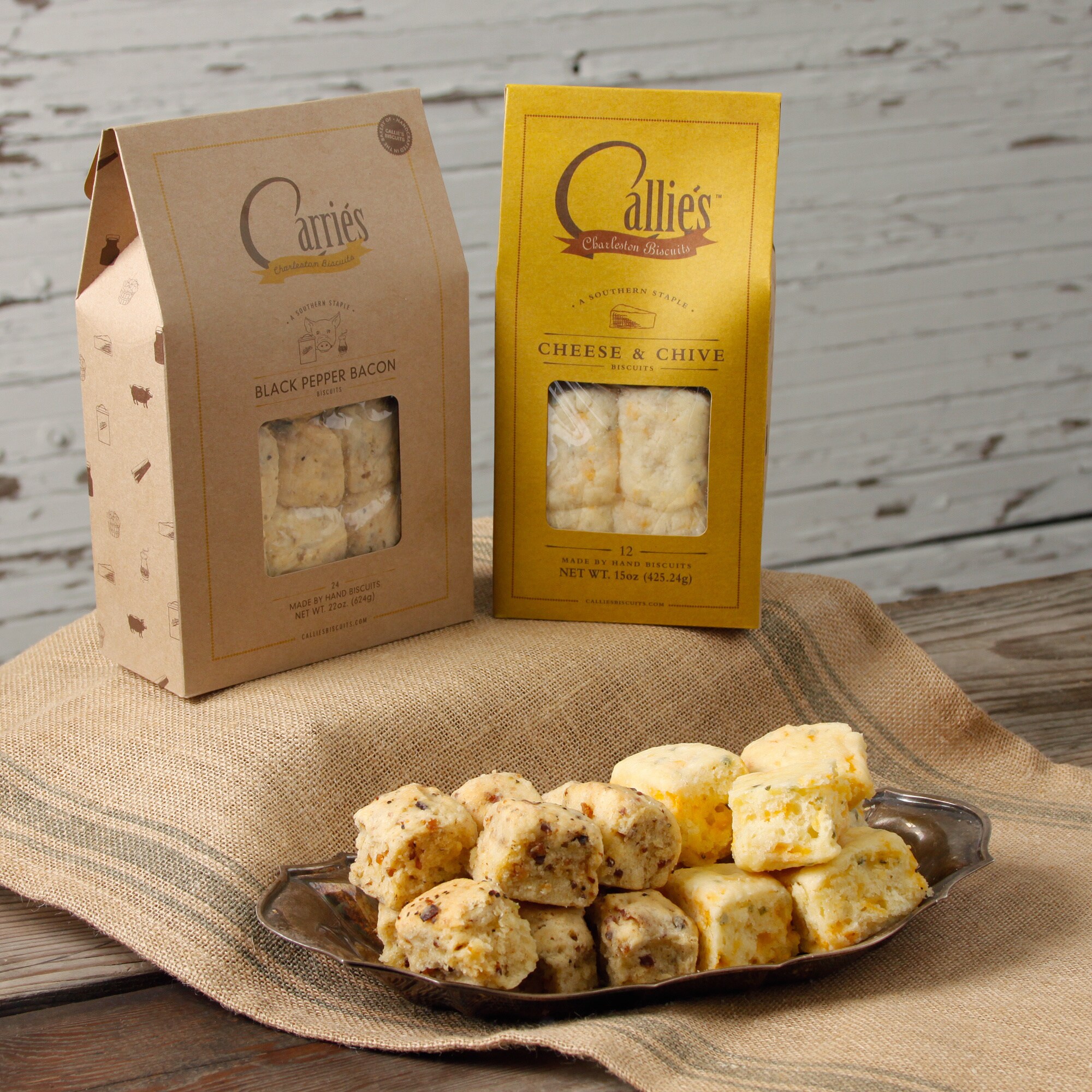 Shop Callie S Black Pepper Bacon And Cheese And Chive Biscuits Overstock 8830414