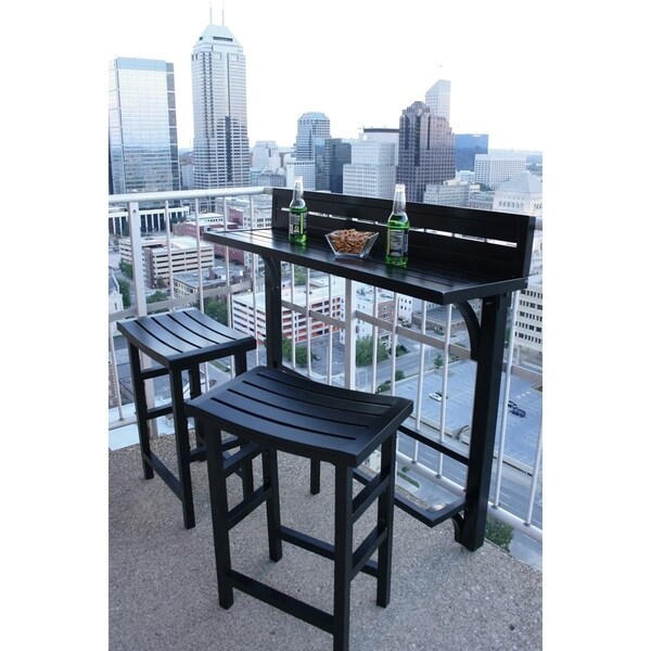 The Balcony Bar 3 Piece Furniture Free Shipping Today The Balcony Bar 3 Piece Furniture