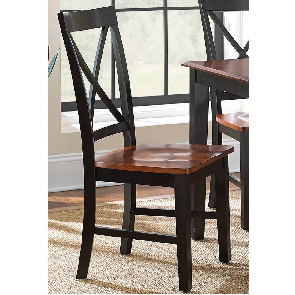 Copper Grove Lezhe Solid Wood Dining Chair (Set of 2)