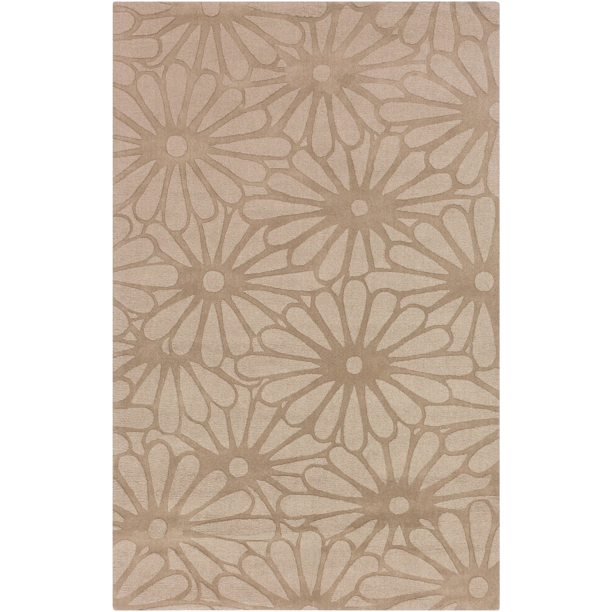 Hand loomed Molalla Floral Wool Area Rug (33 X 53)