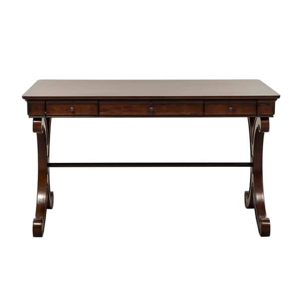 Shop Brookview Rustic Cherry Writing Desk On Sale Overstock