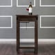 preview thumbnail 2 of 7, Carrick Transitional Dark Walnut Wood 2-Drawer Kitchen Cart with Wine Rack on Wheels by Copper Grove