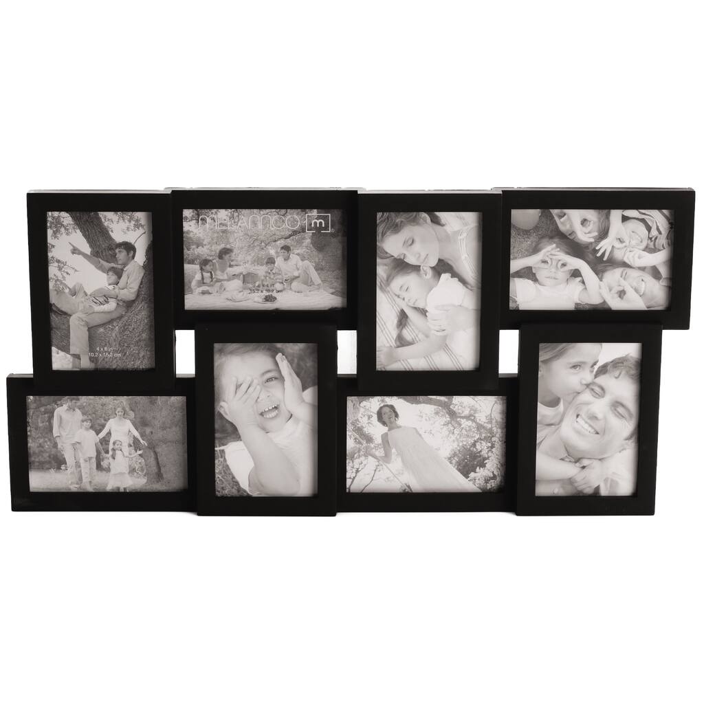 Melannco 8-opening Black Photo Collage Frame