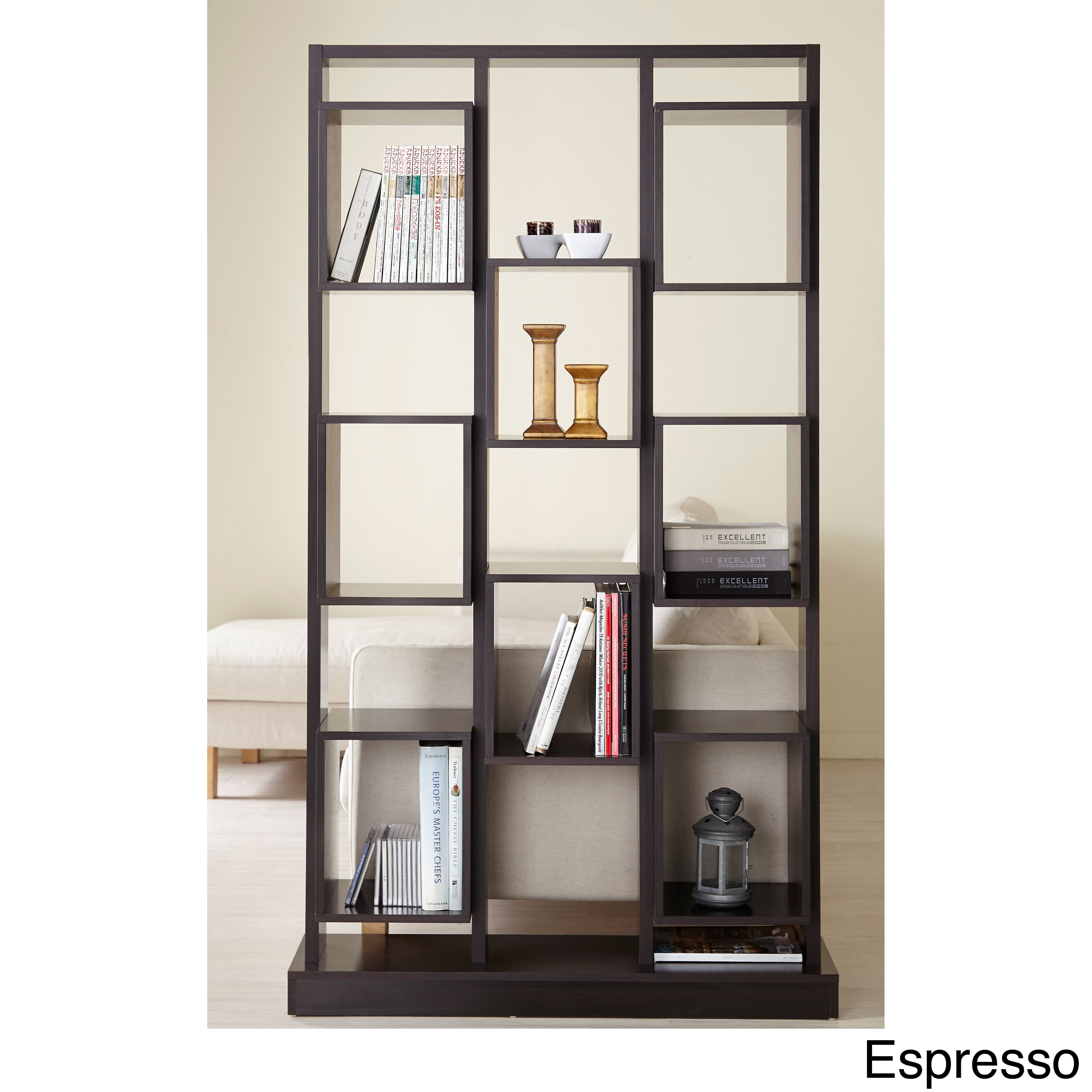 Furnitrue Of America Caudaline Tower Cut out Bookcase