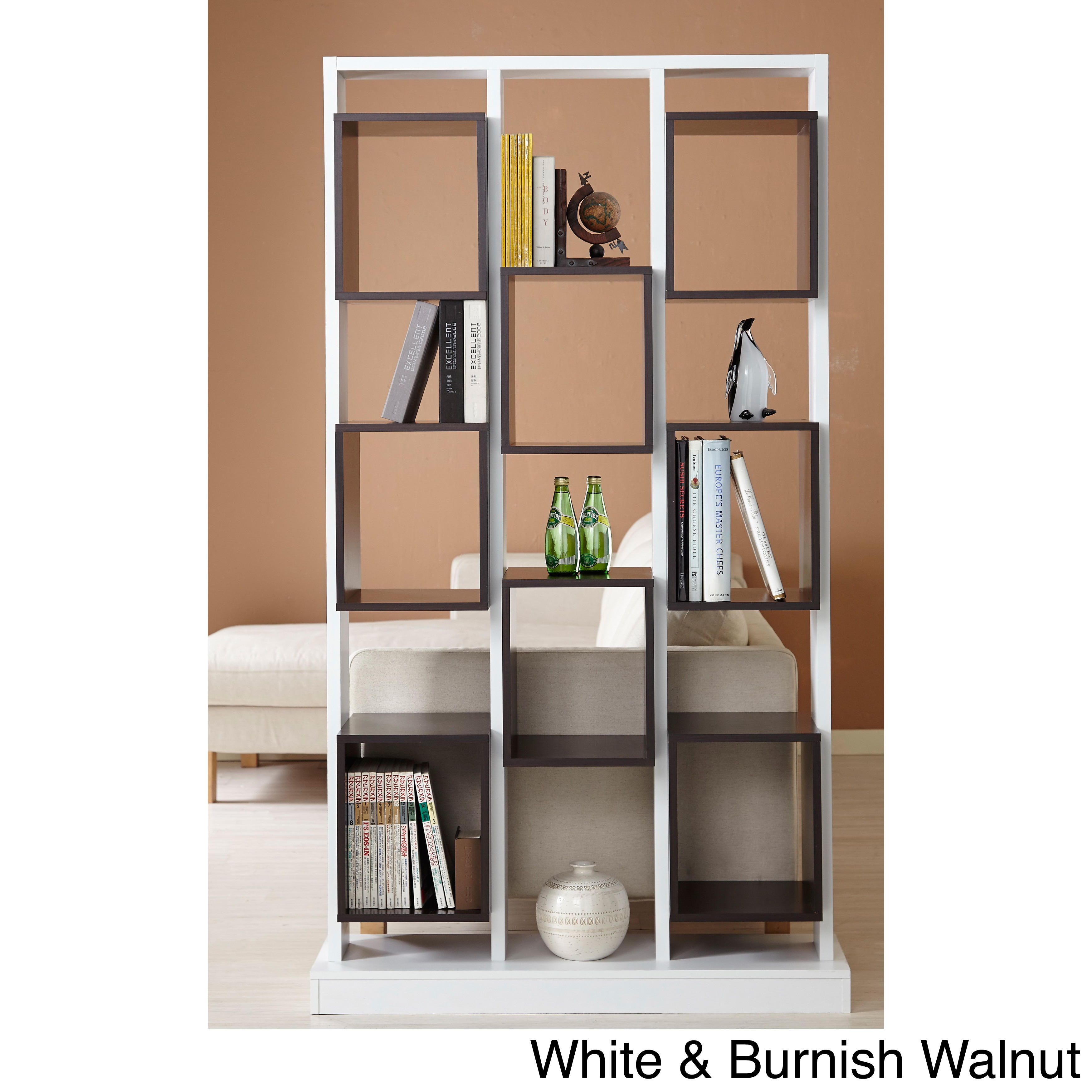 Furnitrue Of America Caudaline Tower Cut out Bookcase