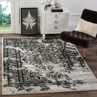 Silver Safavieh Rugs Area For Less Wishlist Gray Heart Safavieh Adirondack Vintage Distressed Silver Black Rug 8 X 10