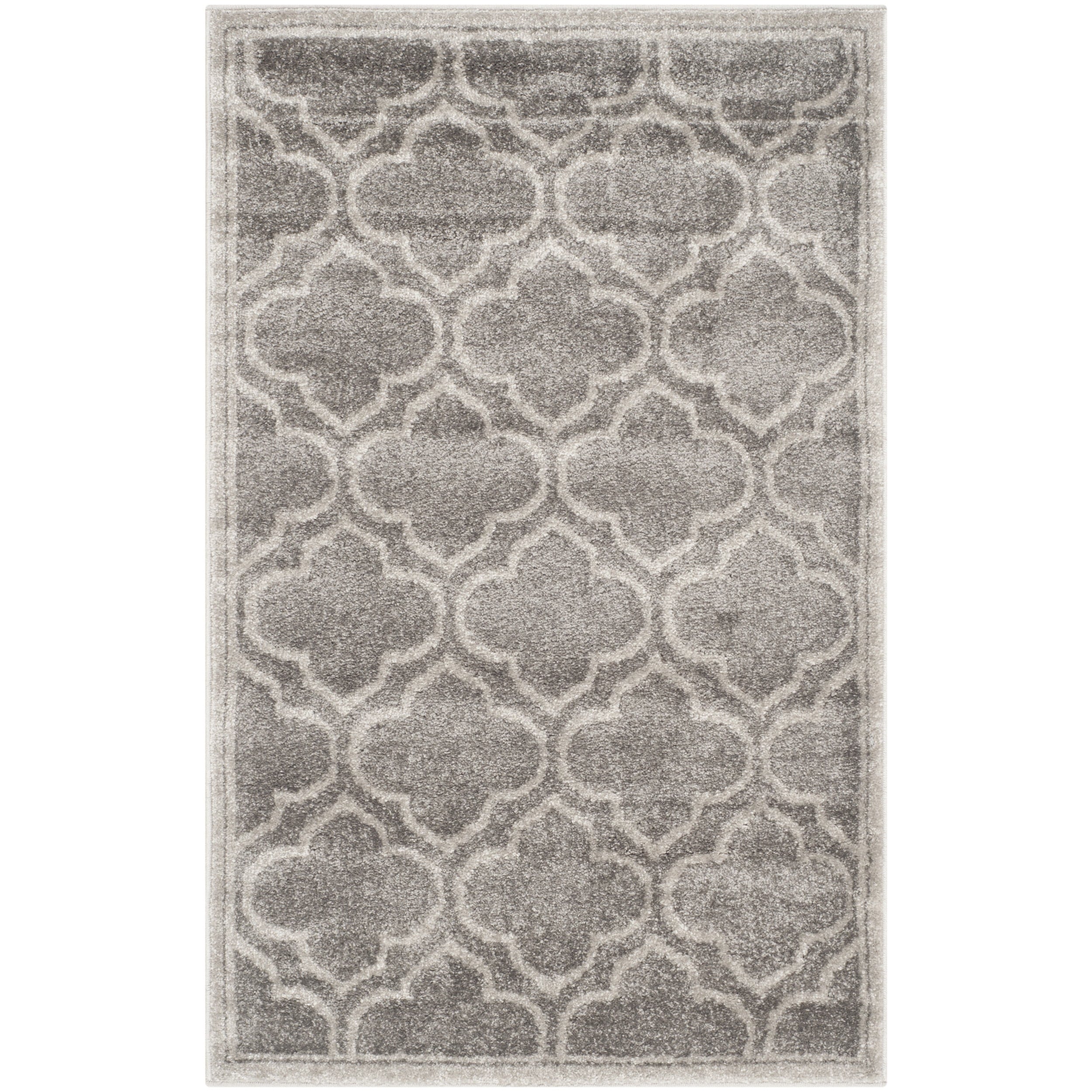 Safavieh Amherst Indoor/ Outdoor Grey/ Light Grey Rug (3 X 5)