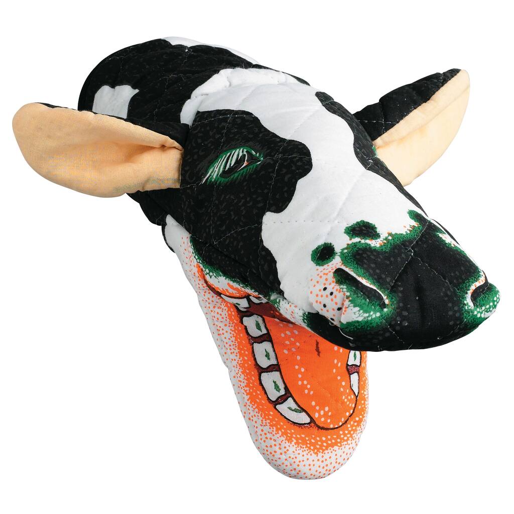 Holstein Cow Quilted Cotton Oven Mitt