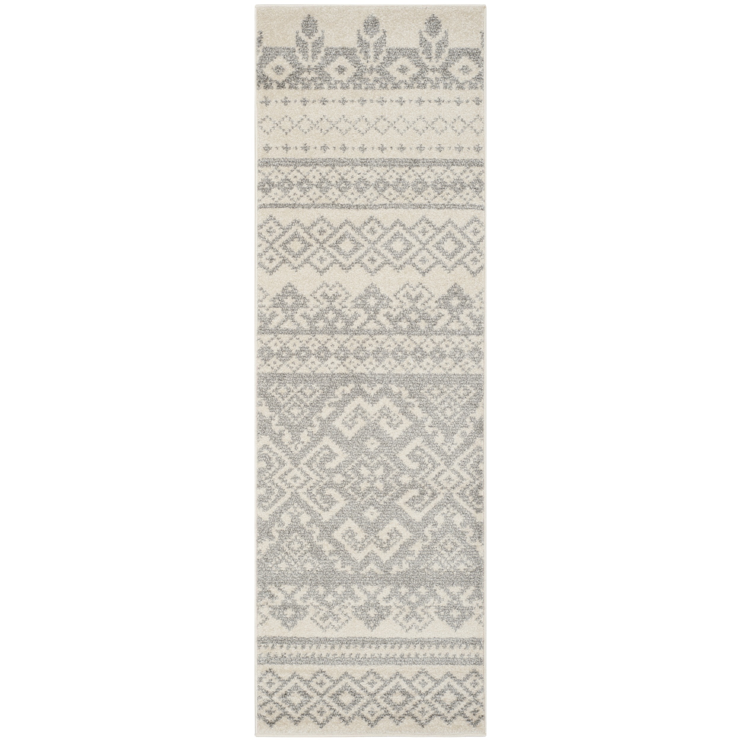 Safavieh Adirondack Ivory/ Silver Rug (26 X 8)